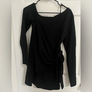 Free People (M) Black Off-Shoulder Dress